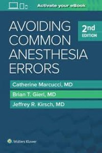 Image of Ebook Avoiding Common Anesthesia Errors