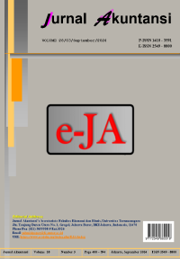 Image of JURNAL AKUNTANSI VOLUME 28 (3) 2024