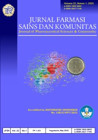 Image of Jurnal Farmasi Sains dan Komunitas. Vol. 22. No. 1. 2025