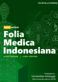 Image of JURNAL FOLIA MEDICA INDONESIANA VOL. 59 NO. 4. 2023