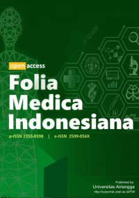 Image of JURNAL FOLIA MEDICA INDONESIANA VOL. 60 NO. 1. 2024