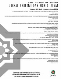 Image of JURNALEKONOMI DAN BISNIS ISLAM VOL 10 (1) 2024