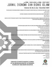 Image of JURNALEKONOMI DAN BISNIS ISLAM VOL 10 (2) 2024